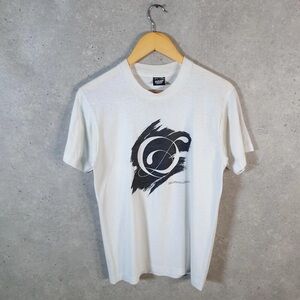 G-Star White Tee with Black Graphic